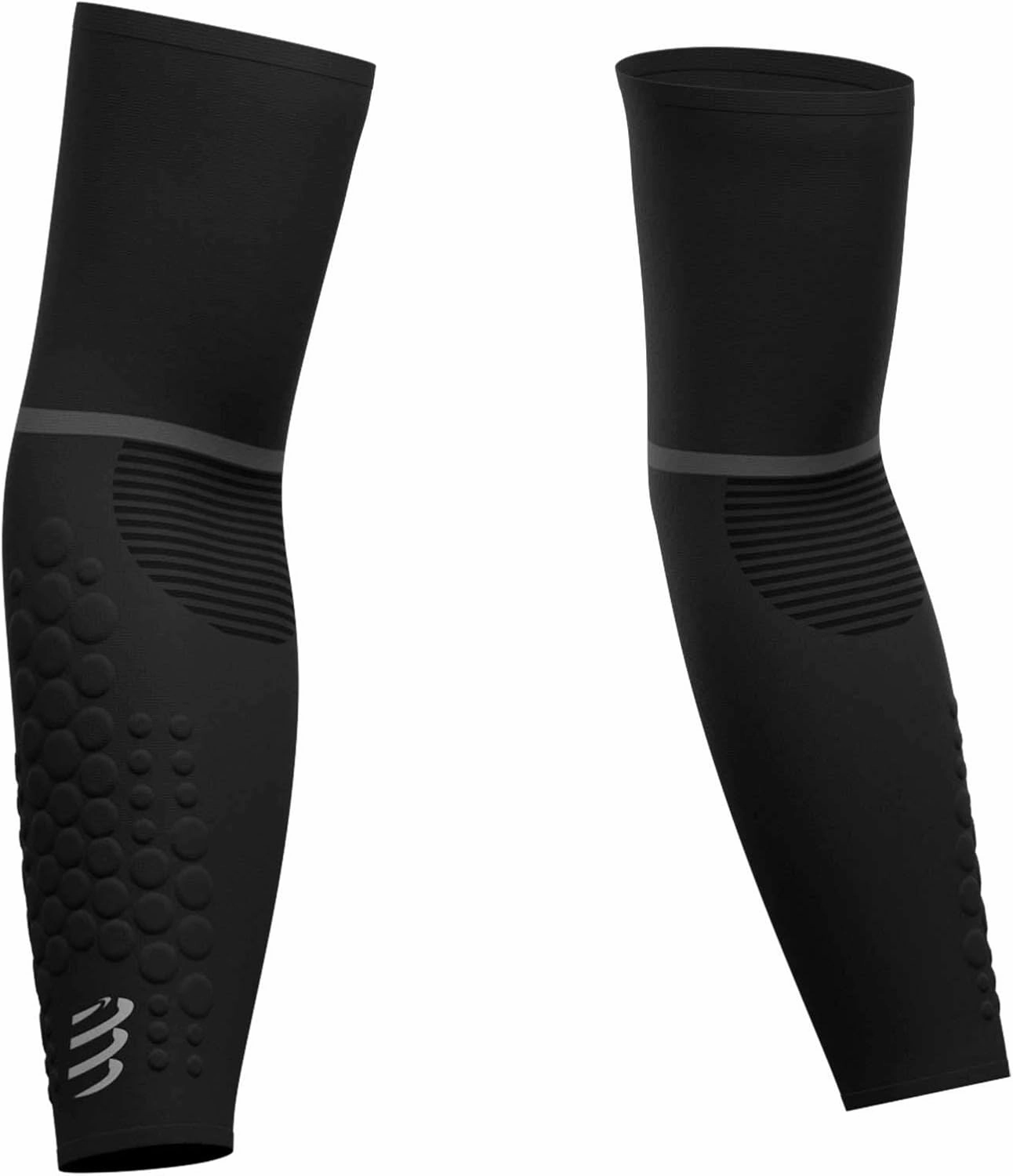 COMPRESSPORT ArmForce Ultralight Unisex Adult Compression Arm Cuff, Black, Size 3