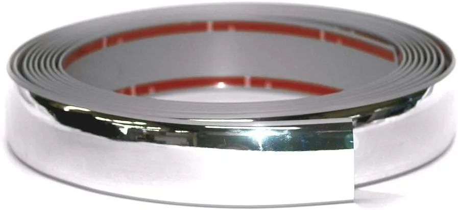 Cowles Custom - Premium Universal Body Molding for All Vehicles - Easy Install, Chrome Finish, 2" by 16 ft, UV Protected, Long Lasting Flexible PVC