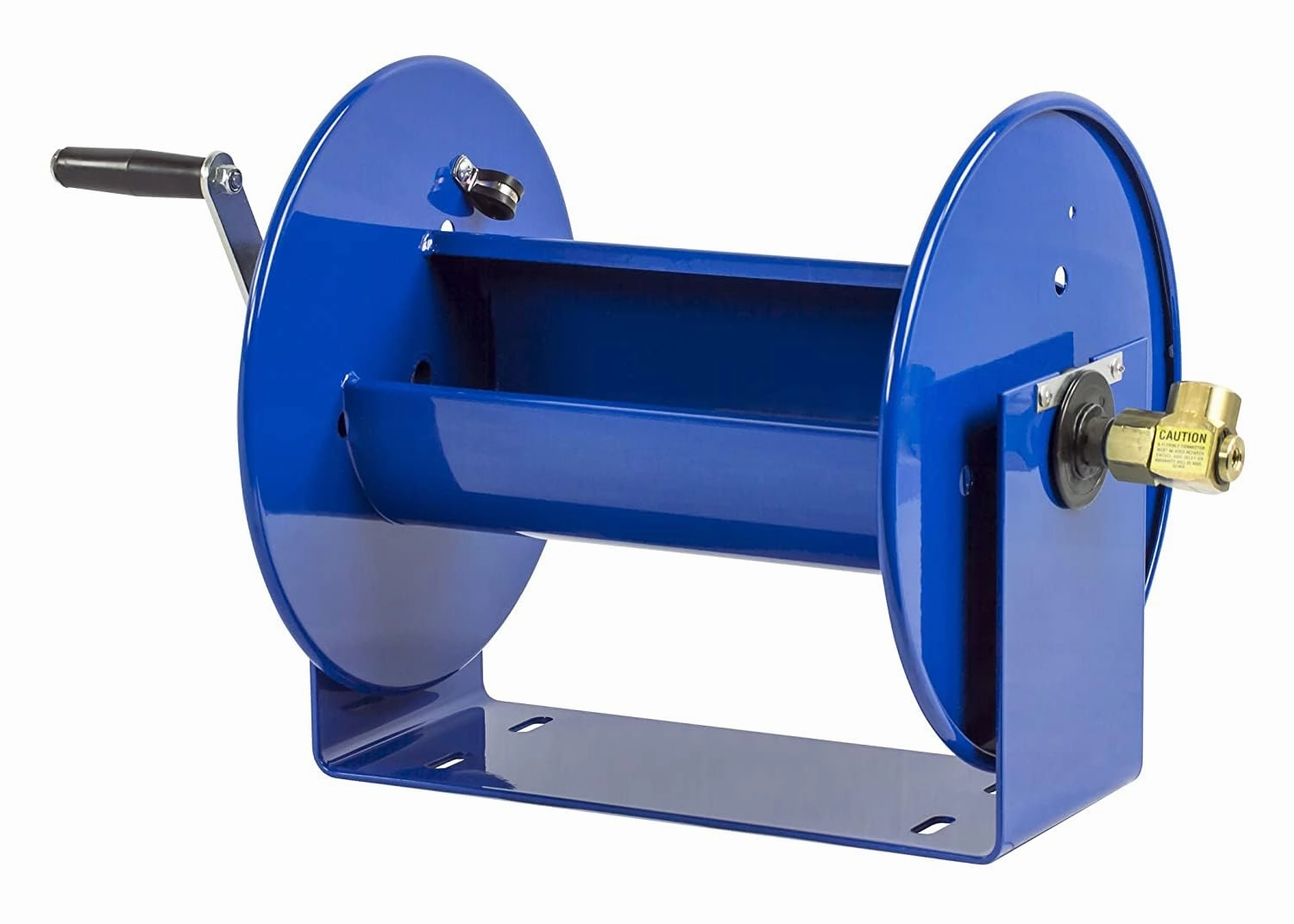 Coxreels 112-3-150 Hand Crank Hose Reel - Steel Spool for Coiling Hoses and Cables - Rotating Storage Reel with Manual Crank - Fits 3/8 x 150 Inch Hose - 12 x 18.25 x 13 Inches