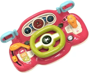 Creative Simulation Car Toy for Boy Girl Interactive Musical Driving Toy Traffic Knowledge Learning Fun Cartoon Design for Boys and Girls