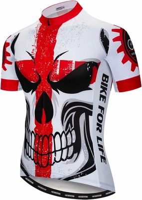 Cycling Jersey Men Full Zip Bike Shirt Racing Top Bicycle Clothing