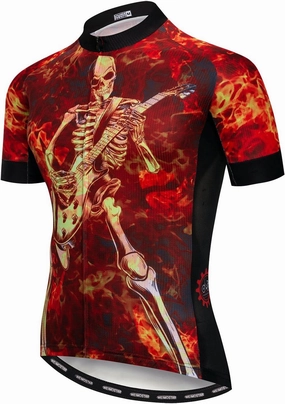 Cycling Jersey Men Full Zip Bike Shirt Racing Top Bicycle Clothing