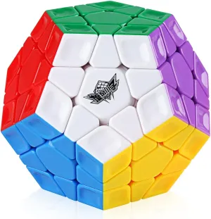 D-FantiX Cyclone Boys 3x3 Megaminx Stickerless Speed Cube Pentagonal Dodecahedron Cube Puzzle Toy