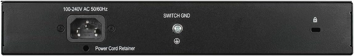 D-Link DGS-1008MP 8-Port Gigabit Unmanaged Metal Desktop Switch with 8 PoE  Port - Up to 30 W per Port with 125 W PoE Budget