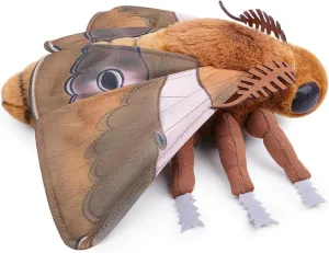 Dead Leaf Moth Plush Toy，Dead Leaf Moth Stuffed Animal,15'' Moth Plushie for Kids, Moth Lovers.Frides,Home Decor