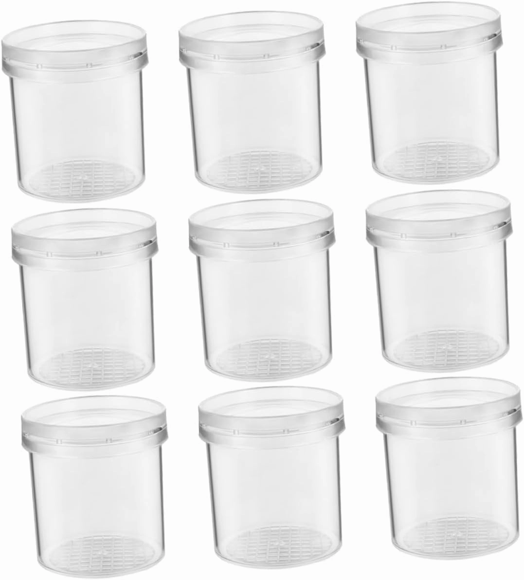 DECHOUS 9Pcs Portable Magnifying Critter Boxes Multi Function Insect Observation Containers for Nature Exploration Feeding Accessory for Tiny Bugs and