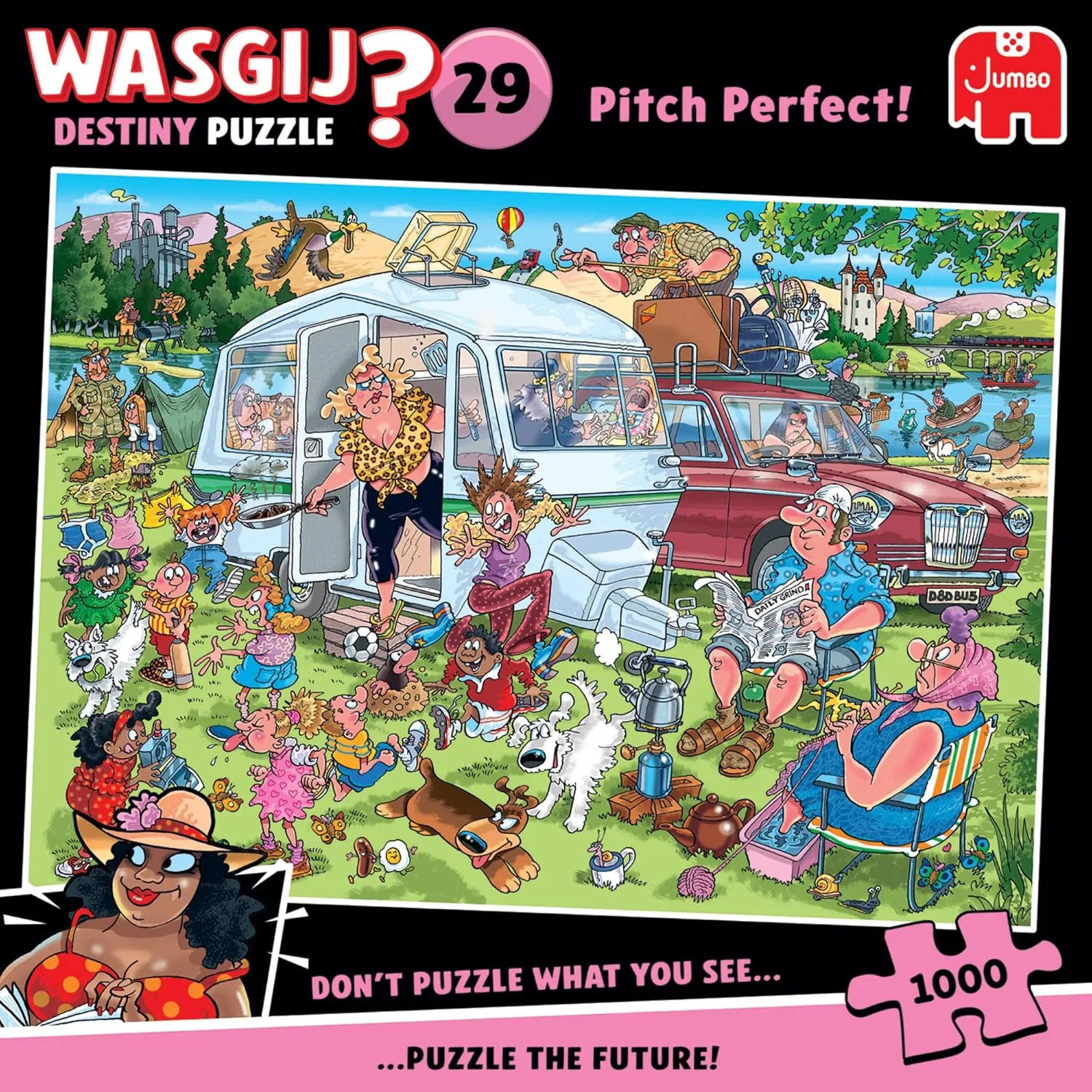 Destiny 29, Pitch Perfect - Unique 1000 Piece Jigsaw Puzzle for Adults - Colourful, Puzzling, Challenging & Brainteasing Adult Jigsaws - 100% Recycled Cardboard 1000Pc Puzzles - Jumbo