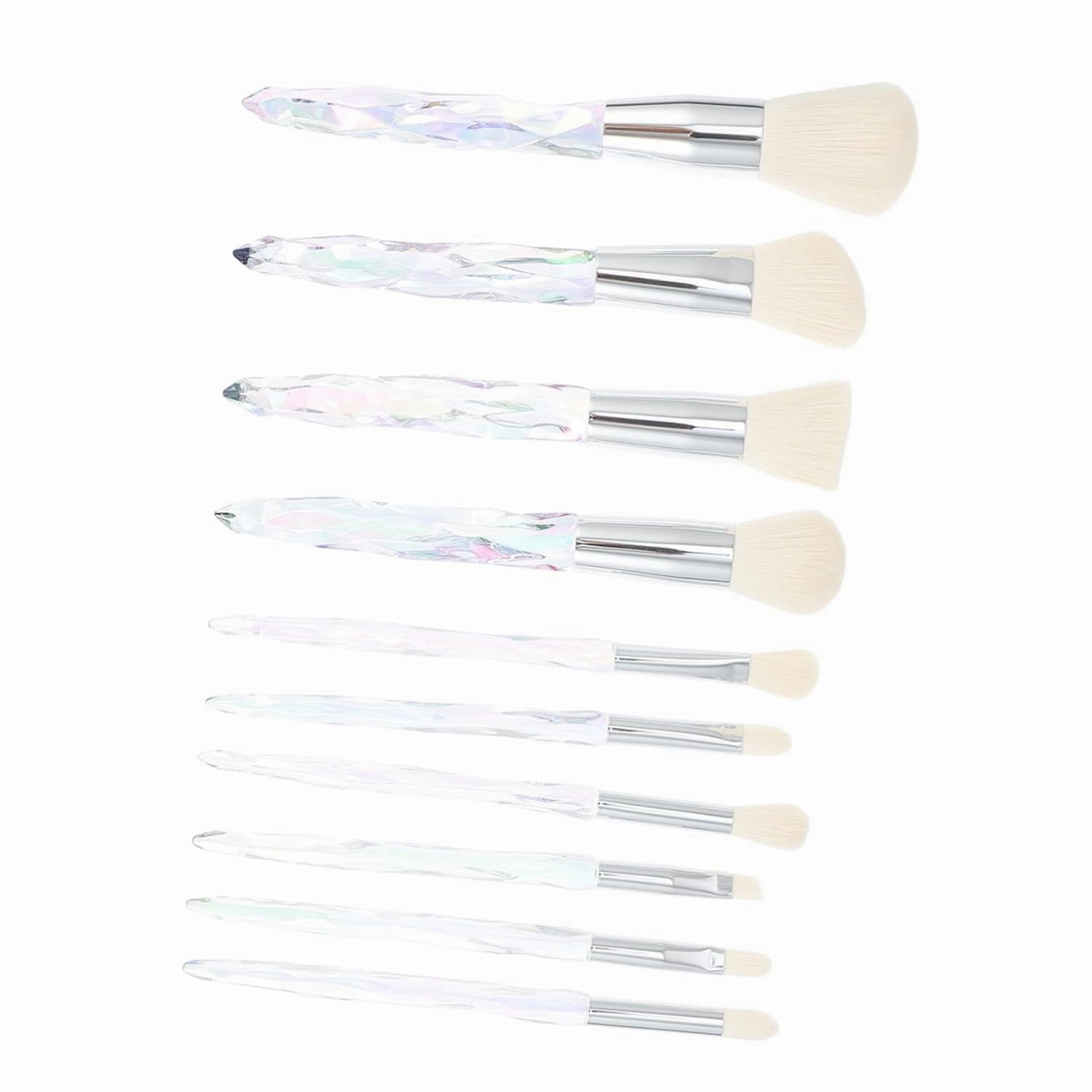 Didiseaon Makeup Brushes Set 10 Pieces Foundation Eyeliner Powder for Women Professional Grade No Shedding Easy to Cle