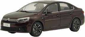 Die Cast Vehicle 1:18 for Citroen C4 Car Model Alloy Vehicle Simulation Toy Collectible Classic Design Car Models Toys Mini Cars Replica