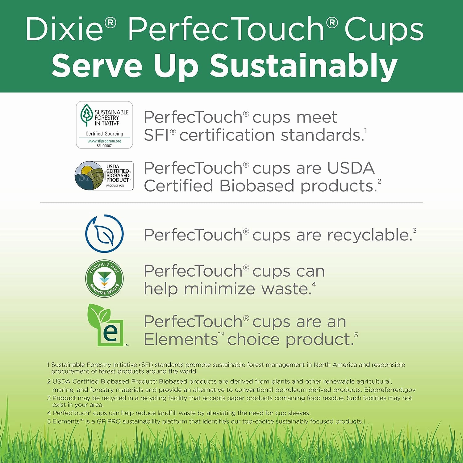 Dixie PerfecTouch 8 oz Paper Coffee Cups By GP PRO, Coffee Haze Design, 1000 Count (50 Disposable Cups Per Sleeve, 20 Sleeves Per Case), 5338CD