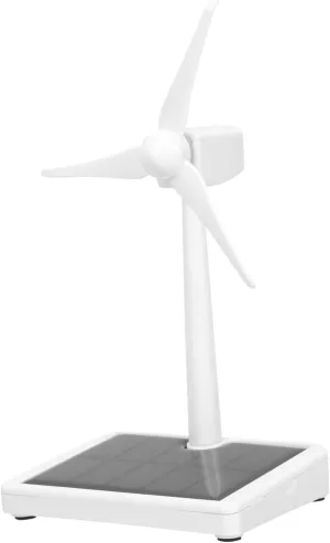 DIY Solar Windmill Educational Desktop Model for Promotes Intellectual Development Understanding of Solar Power Easy to Assemble Safe
