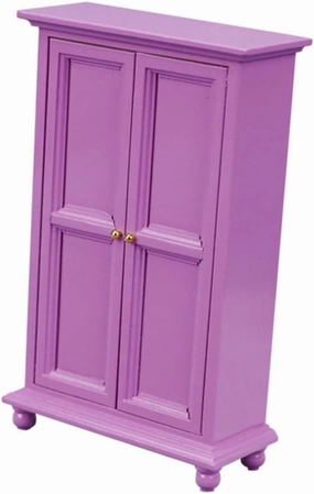 Doll House Wardrobe Miniature Dollhouse Furniture DIY Miniature Dollhouse Kit 1:12 Scale Doll Closet