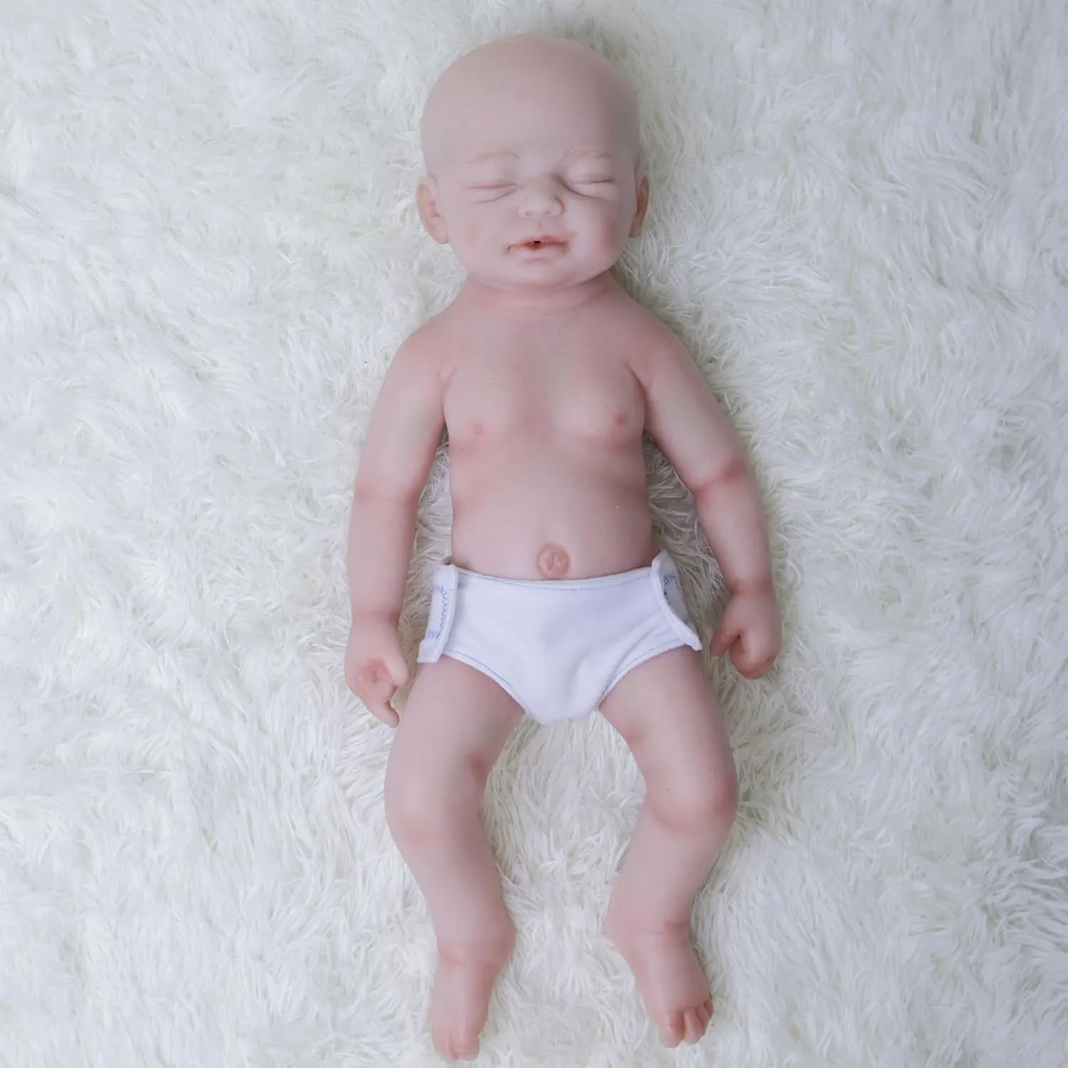 Drink and Pee Silicone Baby Doll Boy - 18 inch Realistic Reborn Baby Dolls Full Silicone Body for Christmas and Birthday Gifts