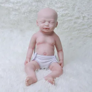 Drink and Pee Silicone Baby Doll Boy - 18 inch Realistic Reborn Baby Dolls Full Silicone Body for Christmas and Birthday Gifts
