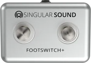 Dual Momentary Footswitch Plus for use with BeatBuddy, Effects Pedals, and Electronic Instruments