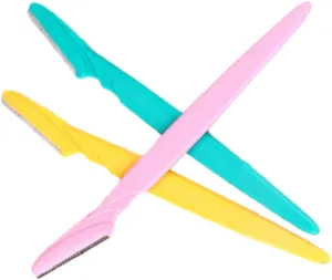 Essential Eyebrow Tools Kit 96pcs Razor Scissors Makeup Tools for Women Travel-Friendly Easy to Use Random Color