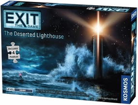 EXIT: The Deserted Lighthouse (With Jigsaw Puzzle) | Exit: The Game - A Kosmos Game | Family-Friendly, Jigsaw Puzzle-Based at-Home Escape Room Experience for 1 to 4 Players, Ages 12 