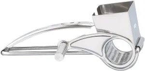 Fantes Rotary Cheese Grater, 18/8 Stainless Steel, The Italian Market Original since 1906﻿