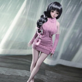 Female Seamless Action Figure All Silicone, Flexible Female Figure, Suitable for Role Play/Photography/Art TPE Bodies and PVC Heads, Including Extra Wigs 6lbs