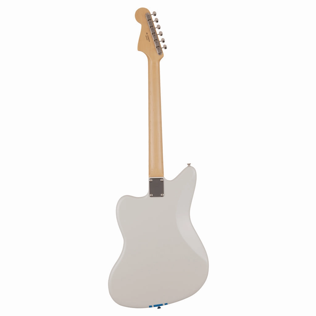 Fender 2023 Collection Made in Japan Traditional 60s Jazzmaster, Rosewood Fingerboard, Olympic White with Blue Competition Stripe