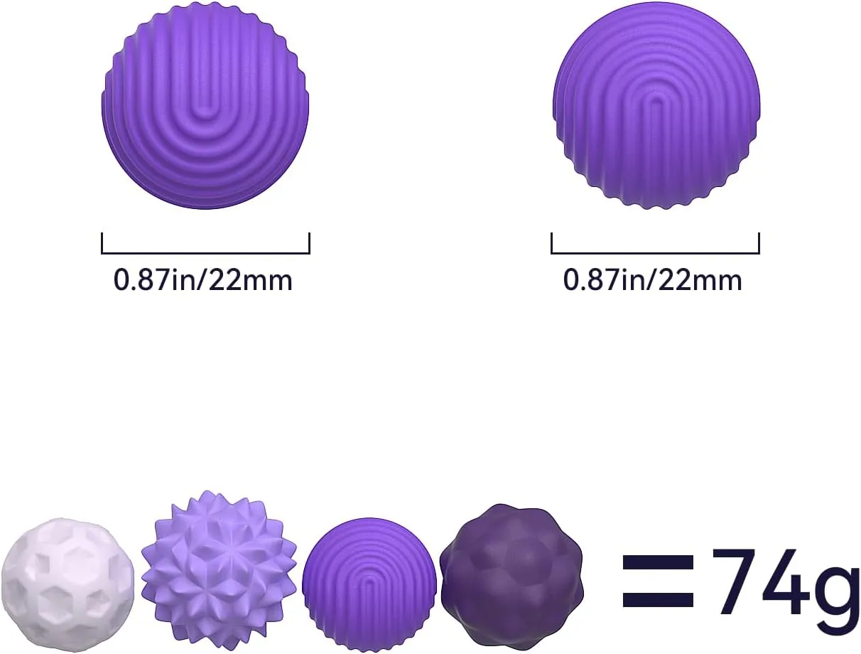 Fidget Magnets Balls Toys, 8Pcs Silicone Sensory Stress Relief Toys for Adults, Teens with Autism, ADHD, Anxiety, Quiet Executive Desk Magnet Ball for Office, Fun Fidget Toys Adults