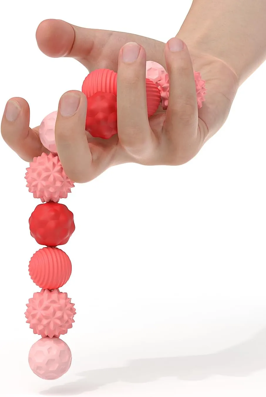 Fidget Magnets Balls Toys, 8Pcs Silicone Sensory Stress Relief Toys for Adults, Teens with Autism, ADHD, Anxiety, Quiet Executive Desk Magnet Ball for Office, Fun Fidget Toys Adults