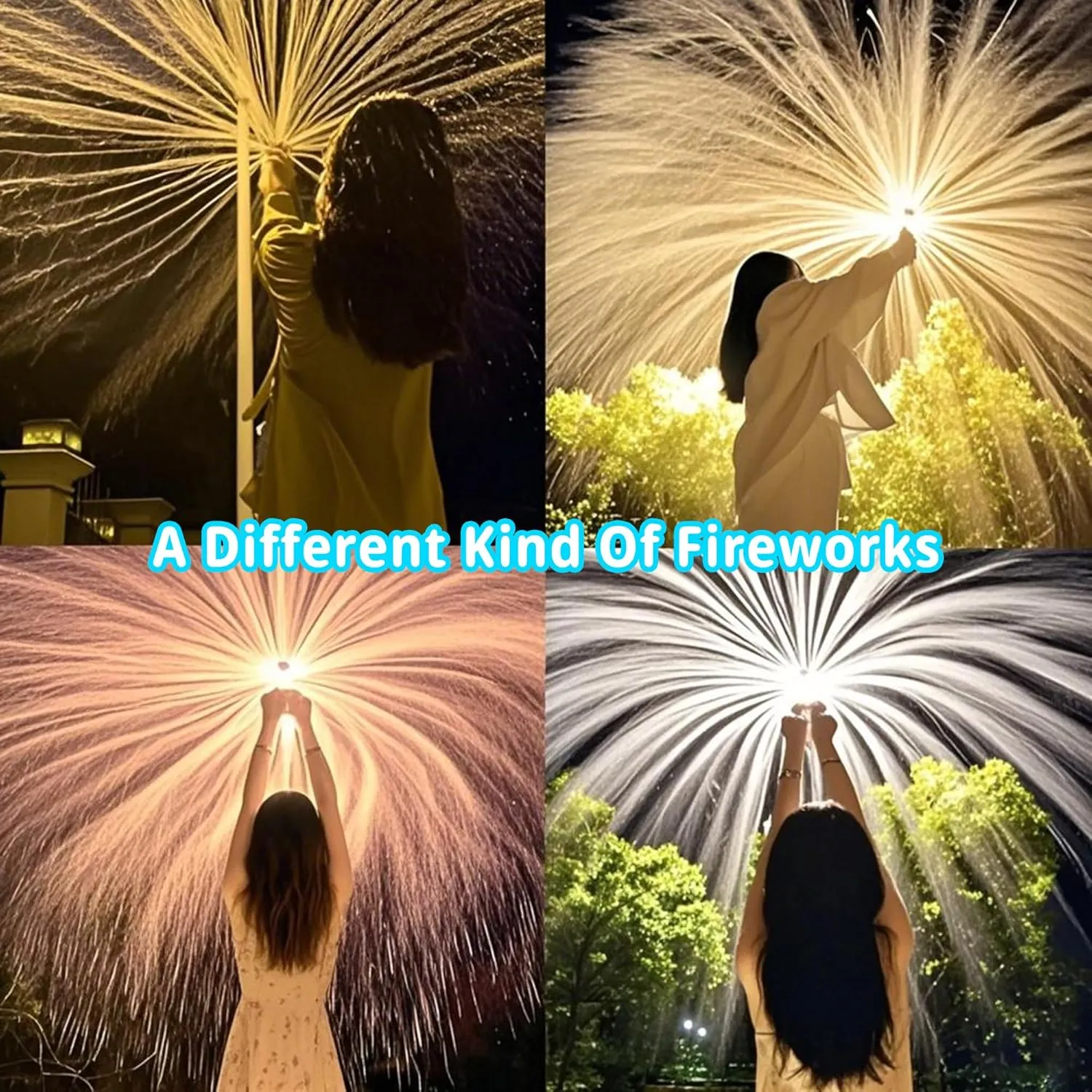 Firework Water Gun,Romantic Fireworks Water Spray Toys,High Pressure Pull-Out Fireworks Water Gun,Suitable for Pool Parties,Beach,Concerts,Festivals,Gatherings,Marriage Proposals.4PC