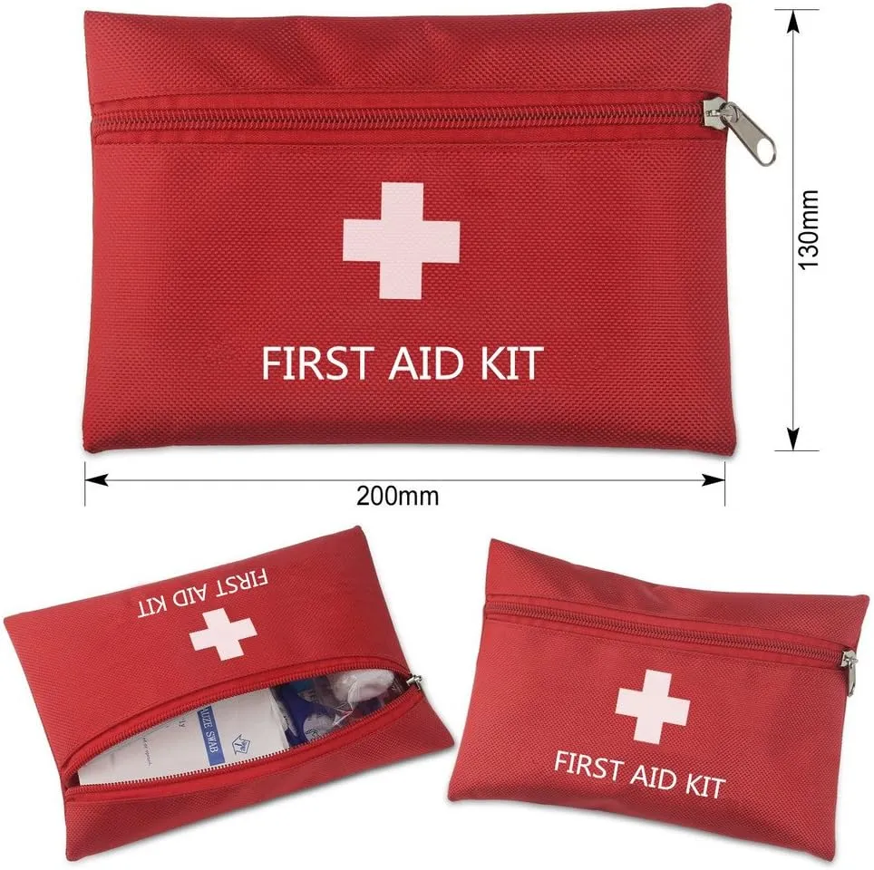 First Aid Kit-39 Pieces Portable Medical Emergency Kits for Home, Outdoors, Car, Camping, Workplace, Hiking & Survival