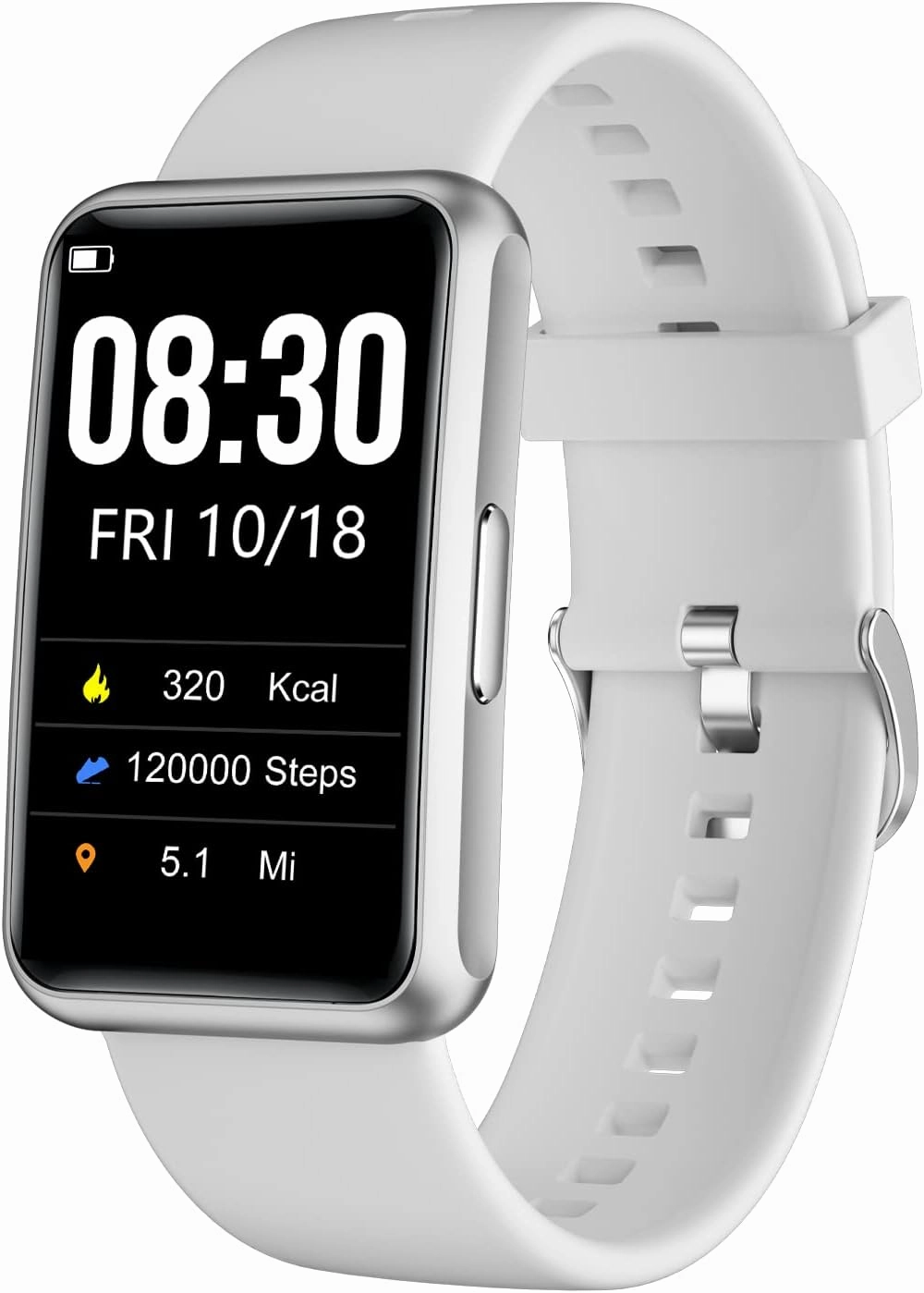 Fitness Tracker No Bluetooth No APP/Phone Required, Fitness Watch IP68 Waterproof with Steps Counter Sleep Tracker Alarm Clocks Stopwatch for Men Women Parents (Gray)