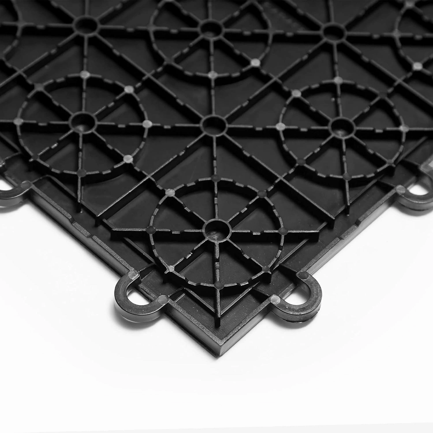 Flooring Inc's 3/8" Thick Interlocking Lightweight Plastic Practice Dance Floor Kit, Printed Dance Temporary Flooring Over Carpet for Practice and Performance of Countless Dance Styles