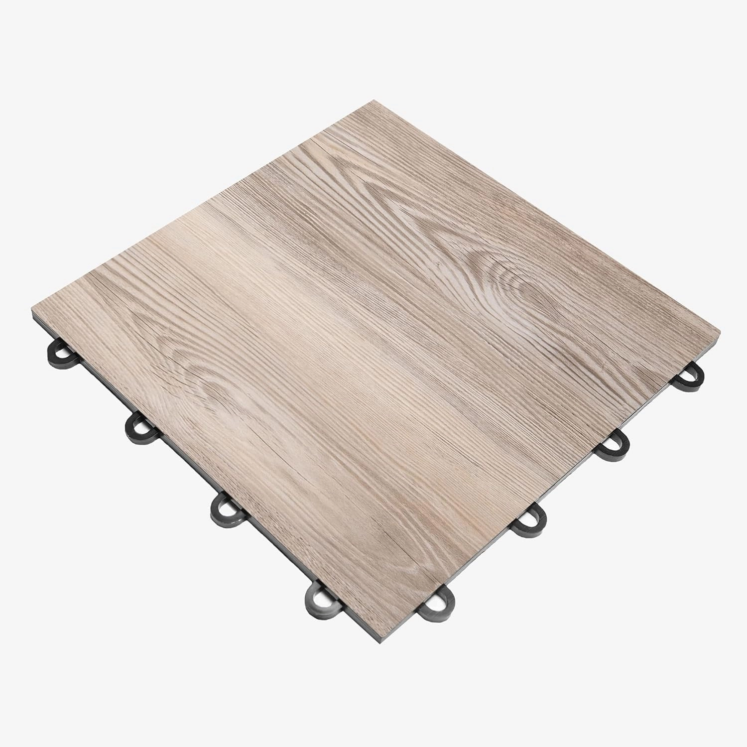 Flooring Inc's 3/8" Thick Interlocking Lightweight Plastic Practice Dance Floor Kit, Printed Dance Temporary Flooring Over Carpet for Practice and Performance of Countless Dance Styles