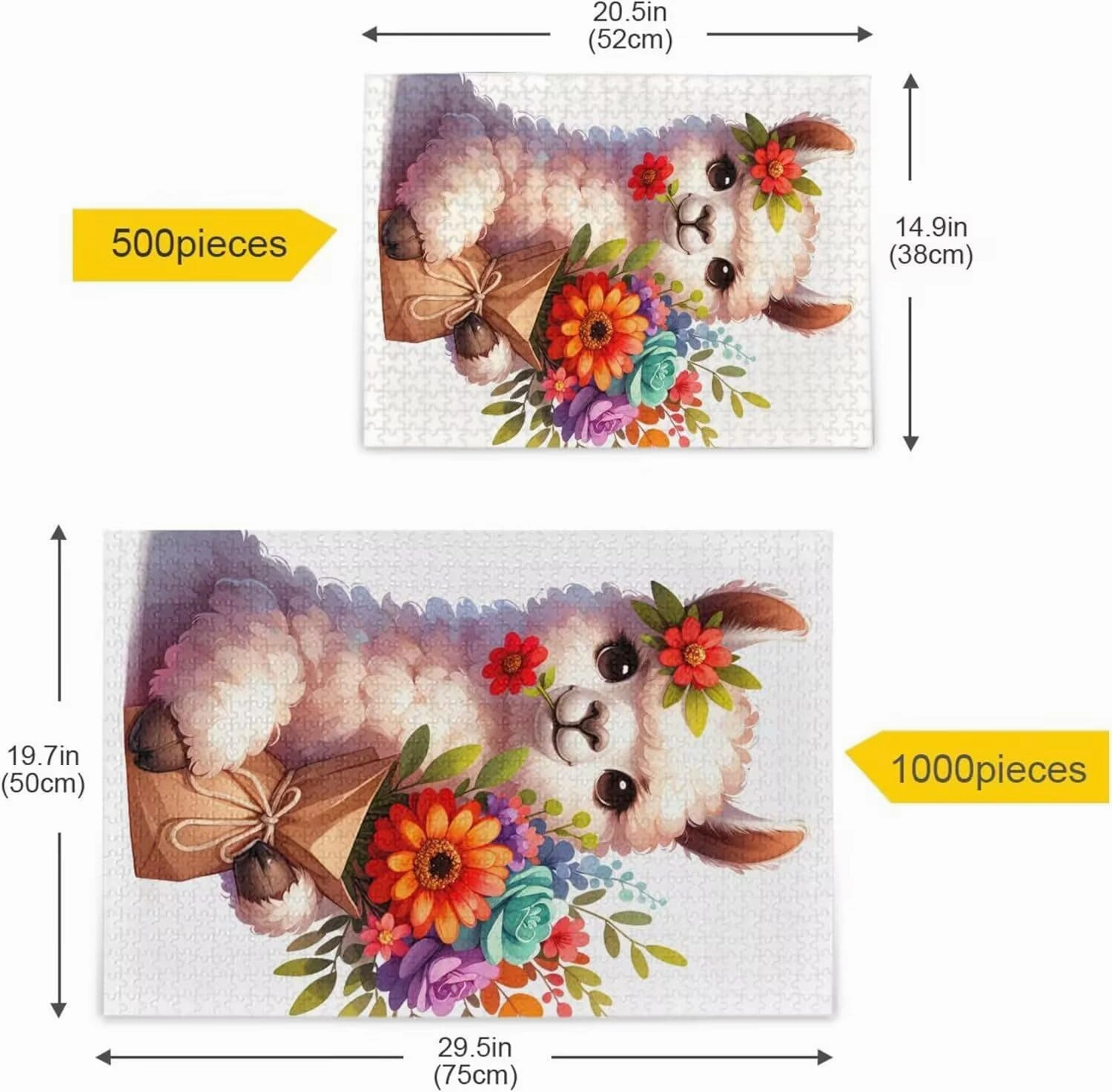 Floral Koi Fish Dance Hard Challenging Exercise Intellegent Wall Decor Suitable for Teenager or Adult 1000 PCS