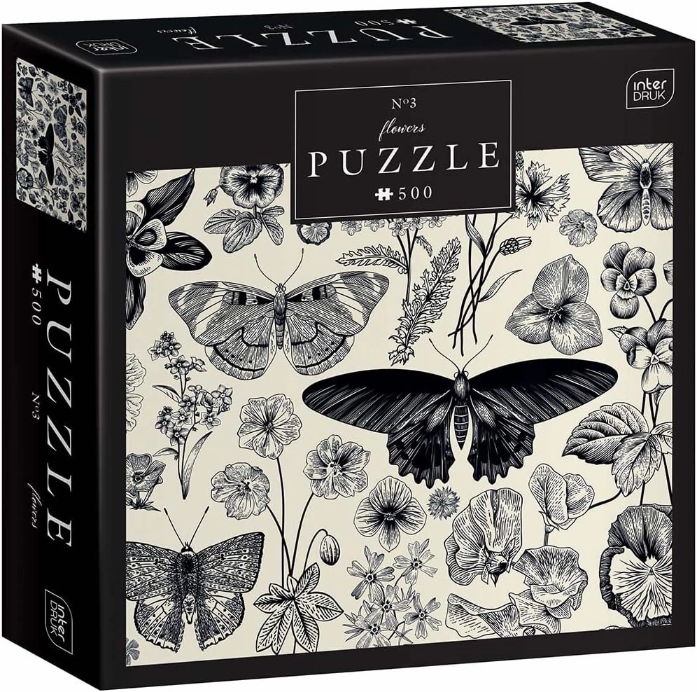 Flowers no. 3-500 Pieces Jigsaw Puzzle for Adults