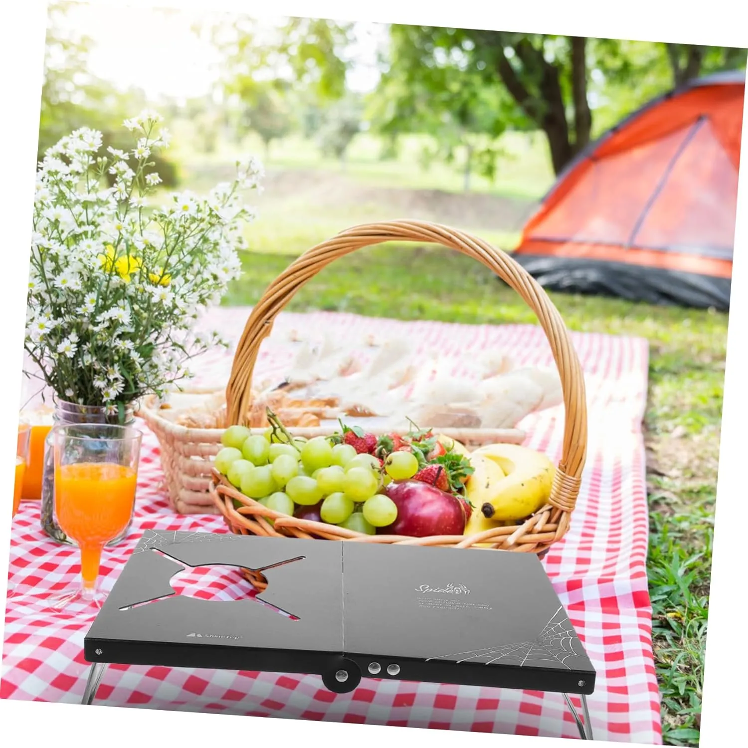 Folding Camping Table Portable Outdoor Picnic Table Compact and Lightweight Design for Easy Setup for Hiking Bbqs and Outdoor Adventures