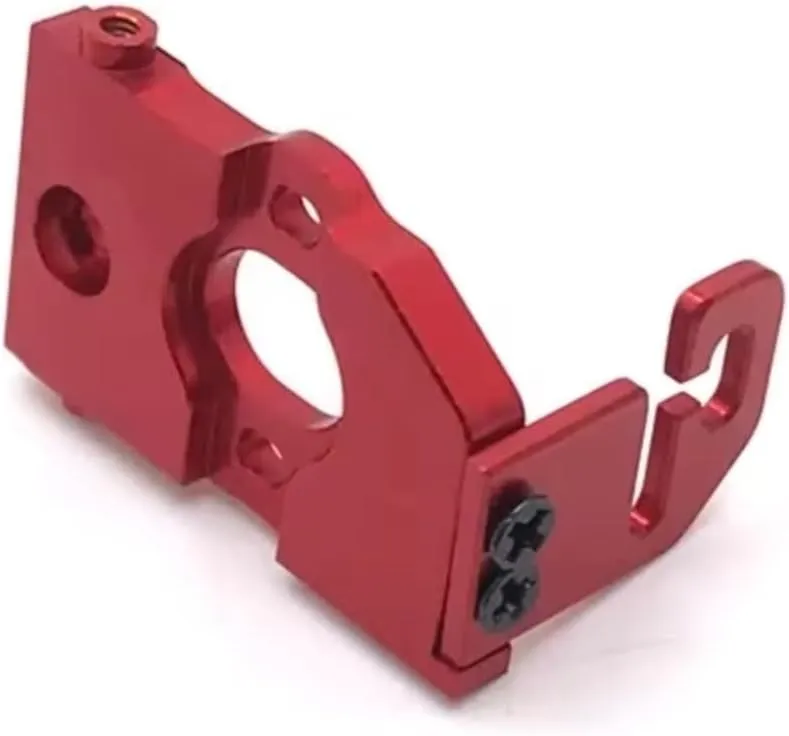 for WLtoys 284131 K969 K979 K989 K999 P929 P939 1/28 Metal Upgrade Motor Mount RC Car Parts Accessories Replacement Use RC Car DIY Parts(Red)