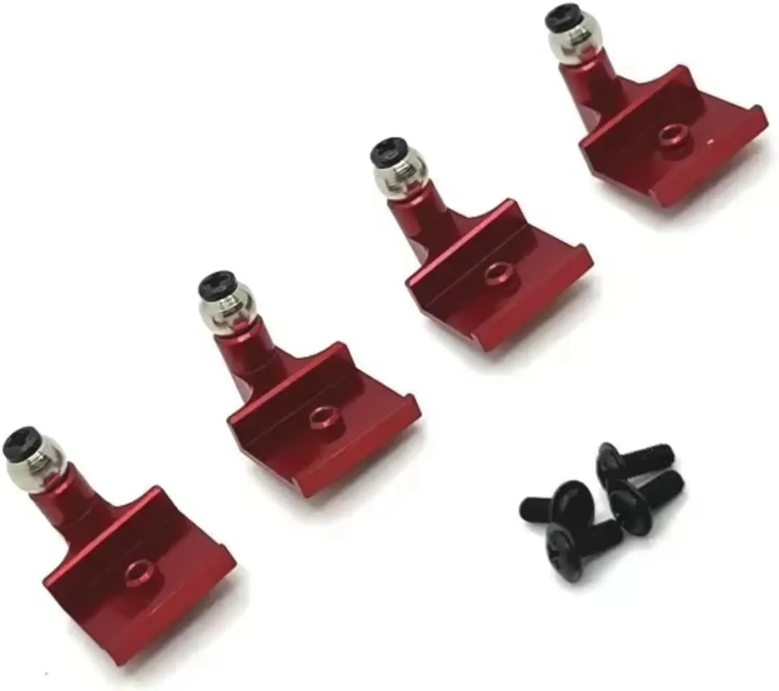 for Wpl C64 C64-1 1/16 Metal Shock Tower Shock Absorber Mount Bracket RC Car Track Car Upgrade Parts Accessories Upgrade Replacement Use RC Car DIY Parts(Red)