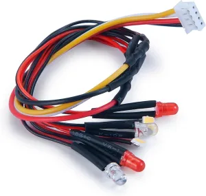 for Wrangler for Unlimited for Rubicon for Kyosho for Mini-Z 4x4 1/24 RC Car Front Rear Light Flashing Taillight Upgrade Accessories Parts Rc Car Headlamps Lights