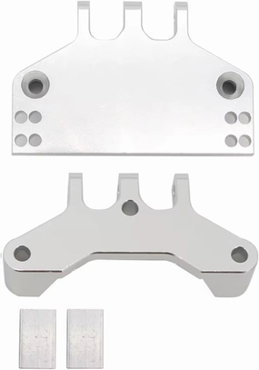 for MN MN86 MN86S MN86KS MN86K for MN128 4WD G500 Crawler Metal Steering Gear Bracket Servo Base for Seat RC Car Modified Accessories RC Car DIY Parts(White)