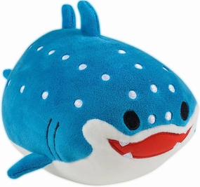 Forest & Twelfth 8” Ocean Animal Puffer, Soft & Puffy Mini Whale Shark Stuffed Toy, Soft Plush Squishy Marine Animal Toys, Ultra Soft Stuffing, Great Gift Ideas for Kids (Whale Shark)