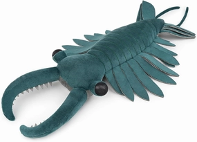 FRANKIEZHOU Simulation Anomalocaris Arthropod Plush-Green 21" Cambrian Ancient Sea Creature Shrimp Stuffed Animal,Soft Shrimp Plush Toy, Stuffed Toy,Cuddly Toys,Gifts for Kids