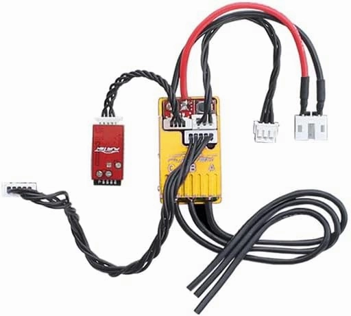 FURITEK Cyclos 2S Lipo 20A/40A Brushless Sensored Esc and Bluetooth (with Aluminum Gold Case) for Micro Car 1/24, 1/27, 1/28 2WD or AWD or RWD - Remote Control Drift Car/Race Car Electronics