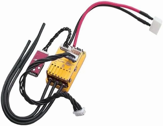 FURITEK Cyclos 2S Lipo 20A/40A Brushless Sensored Esc and Bluetooth (with Aluminum Gold Case) for Micro Car 1/24, 1/27, 1/28 2WD or AWD or RWD - Remote Control Drift Car/Race Car Electronics