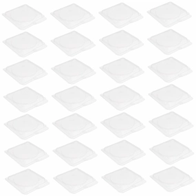 Gatuida 40pcs Transparent DIY Blush Highlighter Boxes Sturdy Eyeshadow for Custom Makeup Projects for Organizing Storing Lipstick Powder Cosmetics