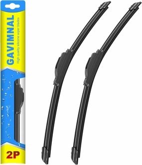 Gavimnal® 26" 16" Silicone Wiper Blades Replacement For Honda CRV 2007-2018 Toyota Corolla 2009-2019 Toyota RAV4 2013-2023 Hyundai Accent 2011-2022,All-Season Front Windshield Wiper Blades(Set of 2)