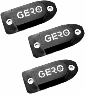 GERO Tactical Quick Draw Gun Magnet Concealed Rifle & Shotgun Magnetic Holder Perfect as a Wall Mount Bed Mount Vehicle Car Gun Holder Mount in a Display Case for Fast Draw - 3 Pack