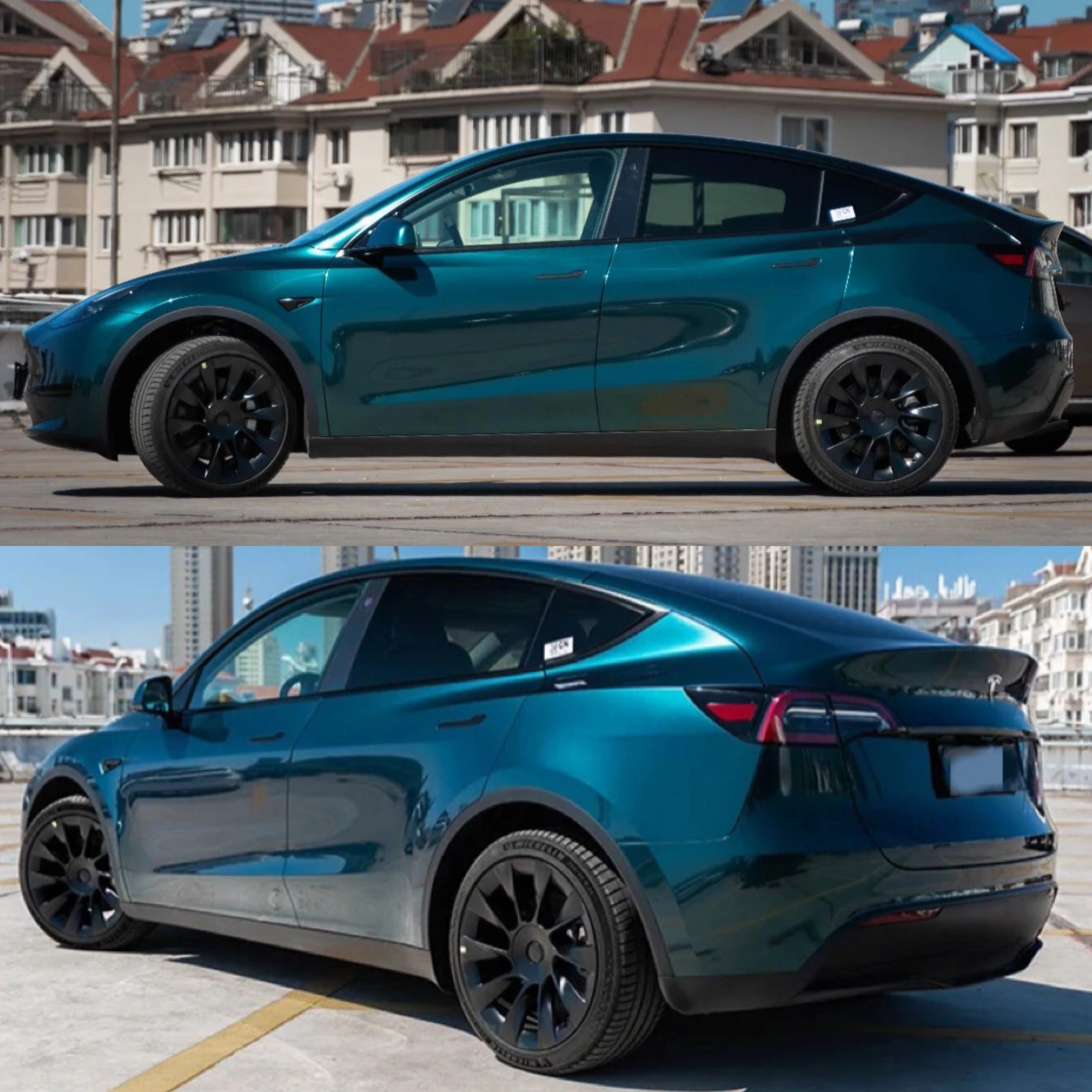 Gloss Metallic British Racing Green Car Wrap