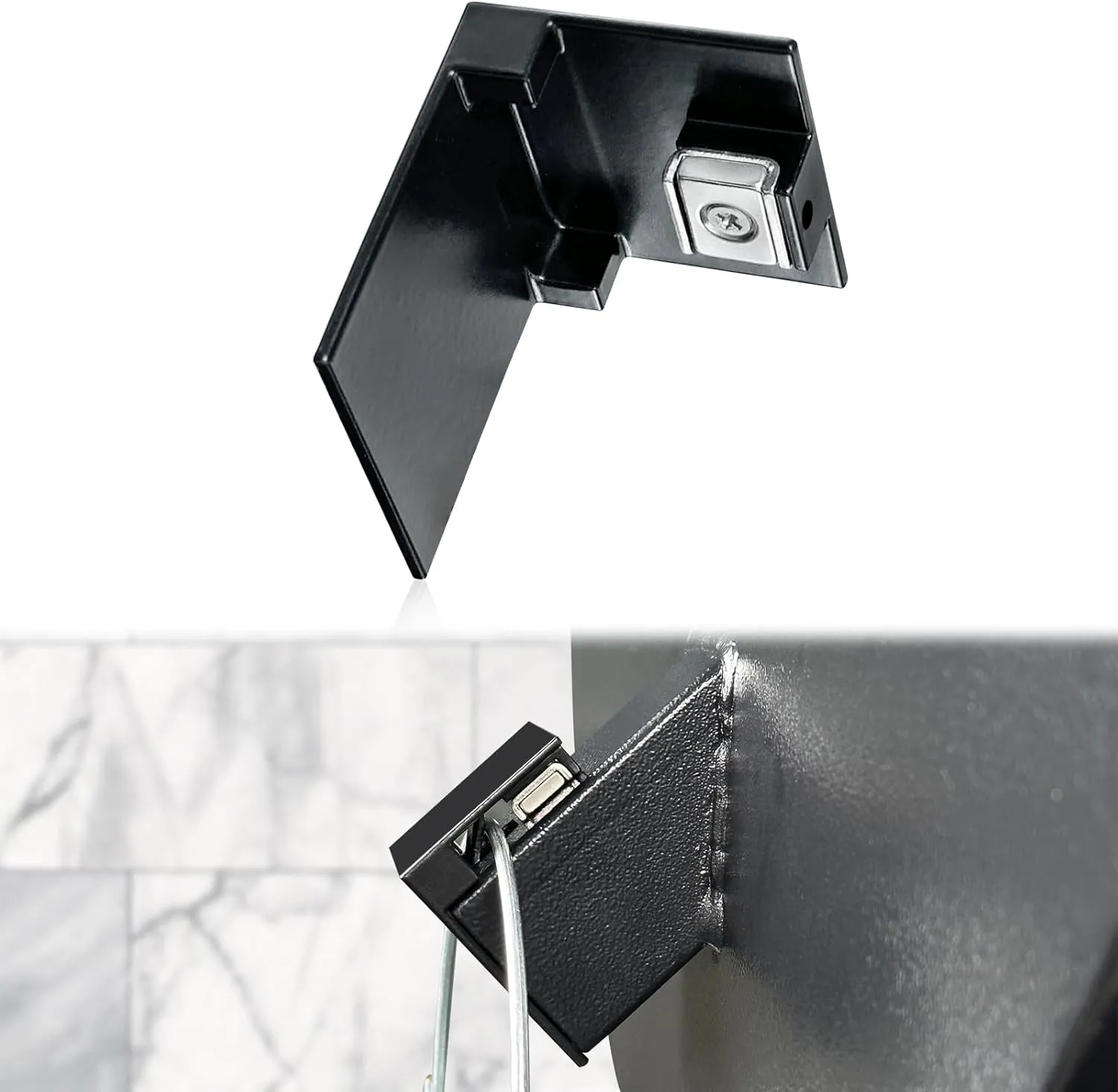 Grease Chute Cover for Traeger Grease Bucket, Accessories for Pellet Grills, No Touch Metal Trap Cover, Suit for Traeger Ironwood 885, Pro 780, Pro Series 22 Etc