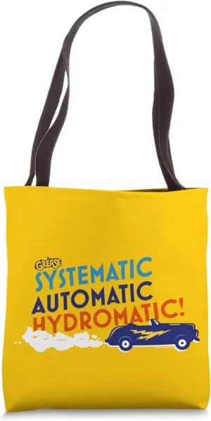 Grease Greased Lightnin' Systematic Lyrics Father's Day Tote Bag