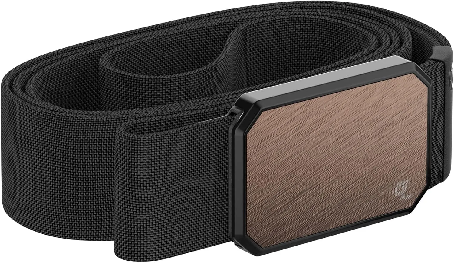 Groove Life Groove Belt Men's Stretch Nylon Belt with Magnetic Aluminum Buckle, Lifetime Coverage
