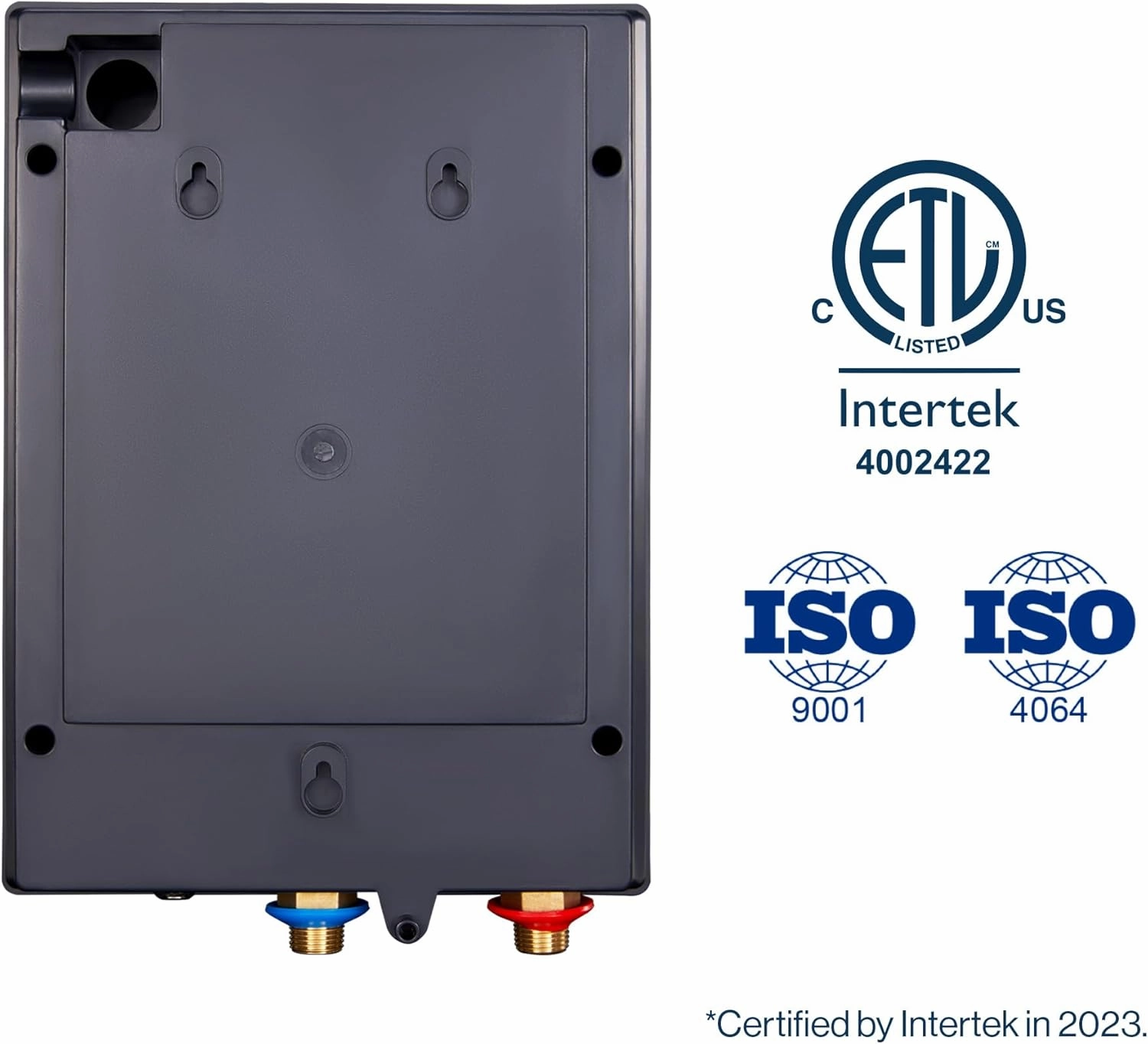 GRS Tankless Water Heater Electric, 13KW 240 Volt. Instant Hot Water Heater, 24-Hour Hot Water Supply for Shower, Kitchen | Easy Installation, Digital Display